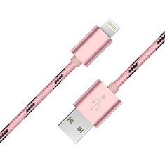 Cavo da USB a Cavetto Ricarica Carica L10 per Apple iPad Mini 4 Rosa