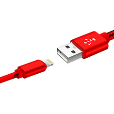 Cavo da USB a Cavetto Ricarica Carica L10 per Apple iPad Mini 4 Rosso