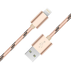 Cavo da USB a Cavetto Ricarica Carica L10 per Apple iPhone 12 Mini Oro