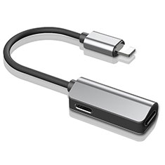 Cavo Lightning USB H01 per Apple iPad Air 4 10.9 (2020) Argento