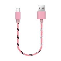Cavo Micro USB Android Universale 25cm S05 per Huawei Honor X9a 5G Rosa