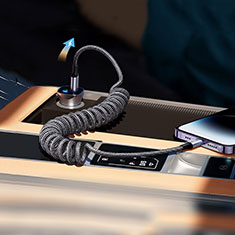 Cavo Type-C USB-C a Lightning USB H02 per Apple iPad Pro 12.9 (2021) Grigio Scuro