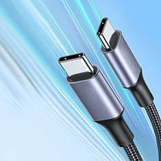 Cavo Type-C USB-C a Type-C USB-C 100W H05 per Apple iPad Pro 11 (2022) Grigio Scuro