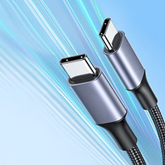 Cavo Type-C USB-C a Type-C USB-C 60W per Apple iPad Pro 12.9 (2021) Grigio Scuro