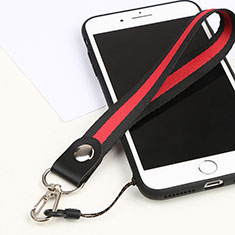 Cordino da Polso Laccetto da Polso Cinghia Cordino Mano K01 per Nokia C200 Rosso