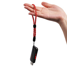 Cordino da Polso Laccetto da Polso Cinghia Cordino Mano K04 per Sony Xperia 1 V Rosso