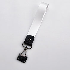Cordino da Polso Laccetto da Polso Cinghia Cordino Mano K06 per Sony Xperia 5 Ii Xq As42 Bianco