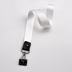 Cordino da Polso Laccetto da Polso Cinghia Cordino Mano K09 per Sony Xperia 5 Ii Xq As42 Bianco