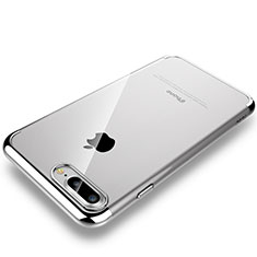 Cover Crystal Trasparente Rigida Cover H01 per Apple iPhone 7 Plus Argento