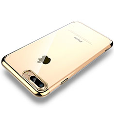 Cover Crystal Trasparente Rigida Cover H01 per Apple iPhone 7 Plus Oro