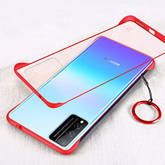 Cover Crystal Trasparente Rigida Cover H01 per Huawei Honor Play4T Pro Rosso