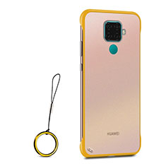 Cover Crystal Trasparente Rigida Cover H01 per Huawei Nova 5z Giallo