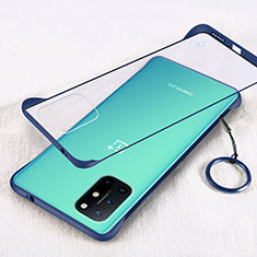 Cover Crystal Trasparente Rigida Cover H01 per OnePlus 8T 5G Blu