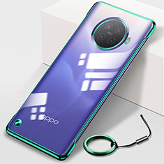 Cover Crystal Trasparente Rigida Cover H01 per Oppo Ace2 Verde