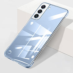 Cover Crystal Trasparente Rigida Cover H01 per Samsung Galaxy S22 Plus 5G Blu