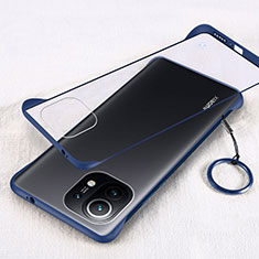 Cover Crystal Trasparente Rigida Cover H01 per Xiaomi Mi 11 Lite 5G Blu