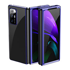 Cover Crystal Trasparente Rigida Cover H01 per Xiaomi Mix Fold 5G Blu