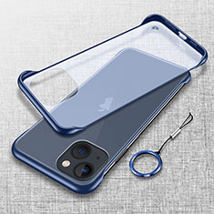 Cover Crystal Trasparente Rigida Cover H02 per Apple iPhone 14 Plus Blu