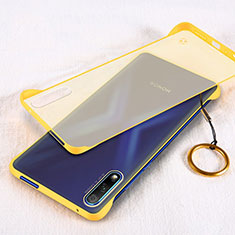 Cover Crystal Trasparente Rigida Cover H02 per Huawei Honor 9X Giallo