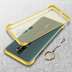 Cover Crystal Trasparente Rigida Cover H02 per Oppo A9 (2020) Giallo