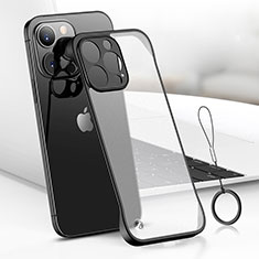 Cover Crystal Trasparente Rigida Cover H03 per Apple iPhone 15 Pro Max Nero