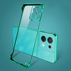 Cover Crystal Trasparente Rigida Cover H03 per Oppo Reno8 Pro 5G Verde