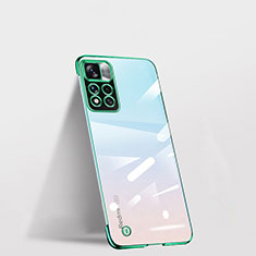 Cover Crystal Trasparente Rigida Cover H03 per Xiaomi Mi 11i 5G (2022) Verde