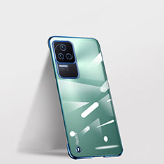 Cover Crystal Trasparente Rigida Cover H03 per Xiaomi Poco F4 5G Blu