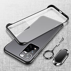 Cover Crystal Trasparente Rigida Cover H04 per Xiaomi Mi 11i 5G (2022) Nero