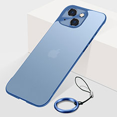 Cover Crystal Trasparente Rigida Cover H07 per Apple iPhone 13 Blu