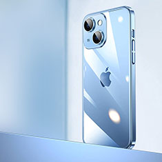 Cover Crystal Trasparente Rigida Cover QC2 per Apple iPhone 14 Plus Blu