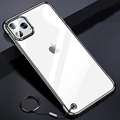 Cover Crystal Trasparente Rigida Cover S01 per Apple iPhone 11 Pro Max Nero