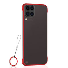 Cover Crystal Trasparente Rigida Cover S02 per Huawei Nova 6 SE Rosso