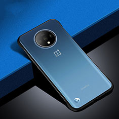 Cover Crystal Trasparente Rigida Cover S02 per OnePlus 7T Nero