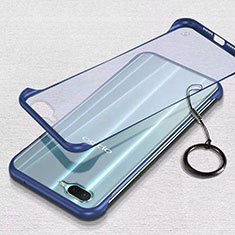 Cover Crystal Trasparente Rigida Cover S02 per Oppo R15X Blu