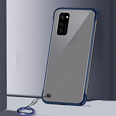 Cover Crystal Trasparente Rigida Cover S03 per Huawei Honor V30 Pro 5G Blu