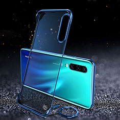Cover Crystal Trasparente Rigida Cover S03 per Huawei P30 Blu