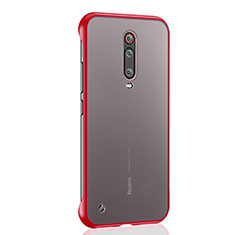 Cover Crystal Trasparente Rigida Cover S03 per Xiaomi Mi 9T Pro Rosso