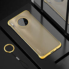 Cover Crystal Trasparente Rigida Cover S04 per Huawei Mate 30 Pro Giallo