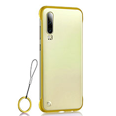 Cover Crystal Trasparente Rigida Cover S04 per Huawei P30 Giallo