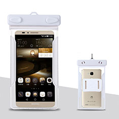 Cover Impermeabile Subacquea Universale per Xiaomi Redmi Note 11E Pro 5G Bianco