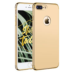 Cover Lusso Metallo Laterale e Plastica F05 per Apple iPhone 8 Plus Oro