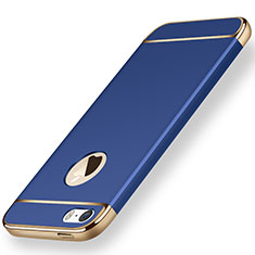 Cover Lusso Metallo Laterale e Plastica per Apple iPhone 5S Blu