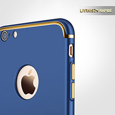 Cover Lusso Metallo Laterale e Plastica per Apple iPhone 6S Plus Blu