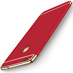 Cover Lusso Metallo Laterale e Plastica per Huawei GR3 (2017) Rosso