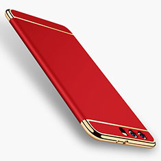 Cover Lusso Metallo Laterale e Plastica per Huawei Honor 9 Premium Rosso