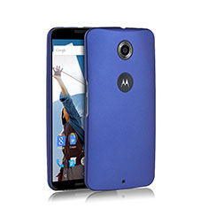 Cover Plastica Rigida Opaca per Google Nexus 6 Blu