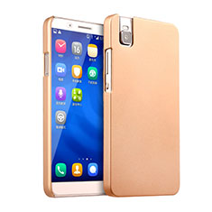 Cover Plastica Rigida Opaca per Huawei Honor 7i shot X Oro Rosa