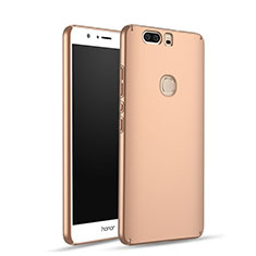 Cover Plastica Rigida Opaca per Huawei Honor V8 Oro