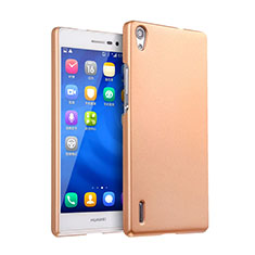 Cover Plastica Rigida Opaca per Huawei P7 Dual SIM Oro